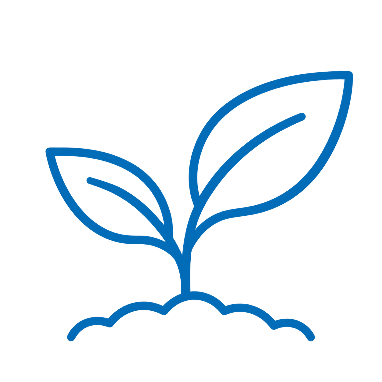 Icono de biodegradabilidad